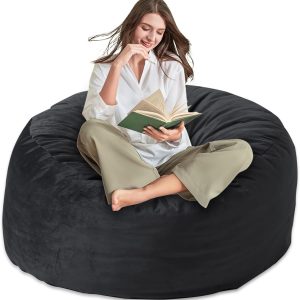 Large Bean Bag Chair for Adults-with Memory Foam Filling