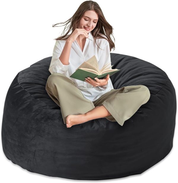 Large Bean Bag Chair for Adults-with Memory Foam Filling